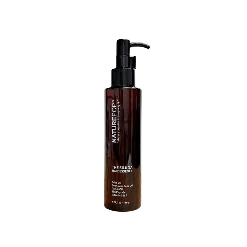 Naturepop Hair Essence Anti-Frizz, Hydration and Nutrition Hair Essence for Damaged, Bleached and Dry Hair 5.29 fl oz / 150 g Made in Korea