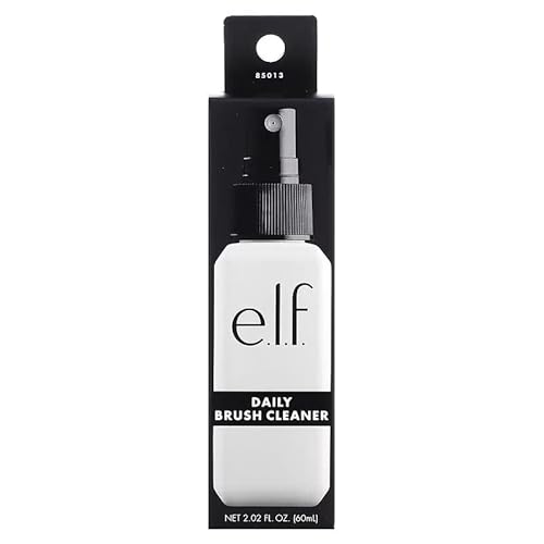 e.l.f. Daily Brush Cleaner, Makeup Brush Cleaner Washes Away Dirt, Oil, Debris & more For Clean Makeup Application, Vegan & Cruelty-Free, Small