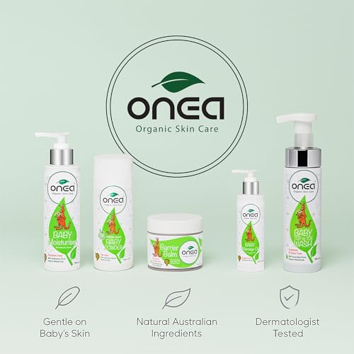 Onea Organic Skincare Baby Gift Pack - Daily Care Baby & Mommy - Newborn Babies Set - Baby Moisturizer & Massage Oil - Paraben & Sulphate Free - for New and Expecting Moms