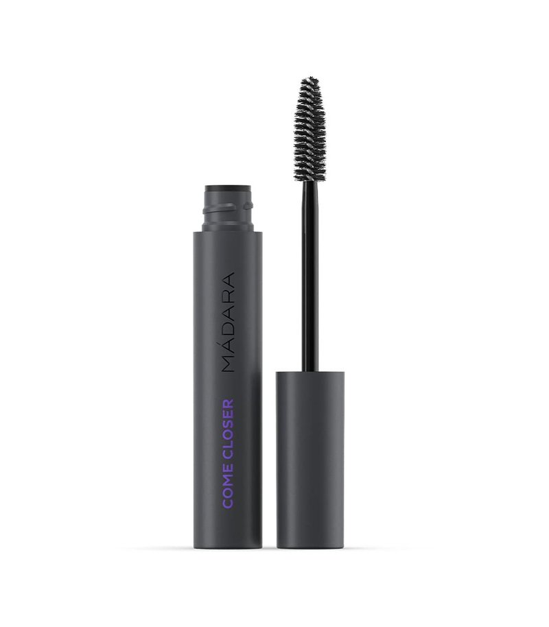 MADARA Organic Skincare | Come Closer Infinite Lash Mascara – Lengthens And Defines, Peptide-infused Formula, Without Synthetic Colourants, Jet-black Color, Ecocert Certified - 0.2oz