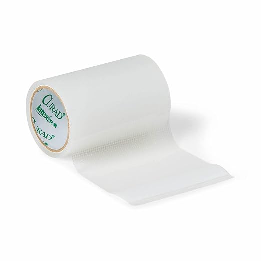 CUARD Tear-to-Fit Clear Plastic Tape, 2 Inch x 10 Yards per Roll, Box of 6
