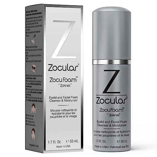 Zocular - ZocuFoam Eyelid Cleanser and ZocuWipe Eyelid Wipes Bundle - Eye Care for Dry and Irritated Eyes - 30 ct