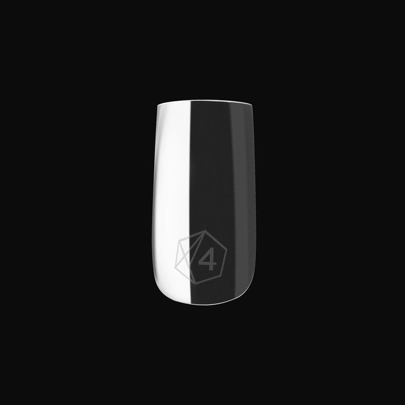 Aprés Gel-X® Square Box of Nail Tips | 280 Gel-X Tips, Soft Tips, 14 Sizes 00-9 | Half-sizes Included (Natural Square Short, 280 Count)