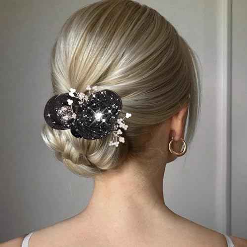 2 PACK Big Camellia Flower Bun Makers - Hair Twister Accessories for Flexible, Quick Donut Bun Wraps for Women (Style 3)