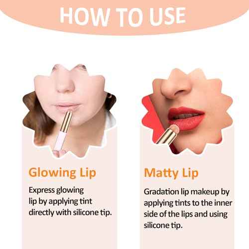 3 Pcs Silicone Lip Brush Reusable Lip Makeup Applicator Round Head Lip Brushes Applicator with Cover, Multifunctional Makeup Brush Beauty Tool for Lipstick Lip Gloss Balm Mask Concealer Eyeshadow