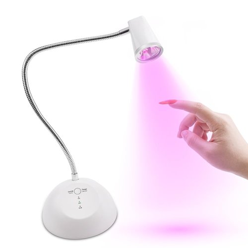 MakarttPro GelFlex Goose Neck Lamp - Professional Soft Gel Flash Cure UV Lamp for Gel Nail Flash Curing, Adjustable Gooseneck Design, Perfect for Nail Technicians, and Enthusiasts