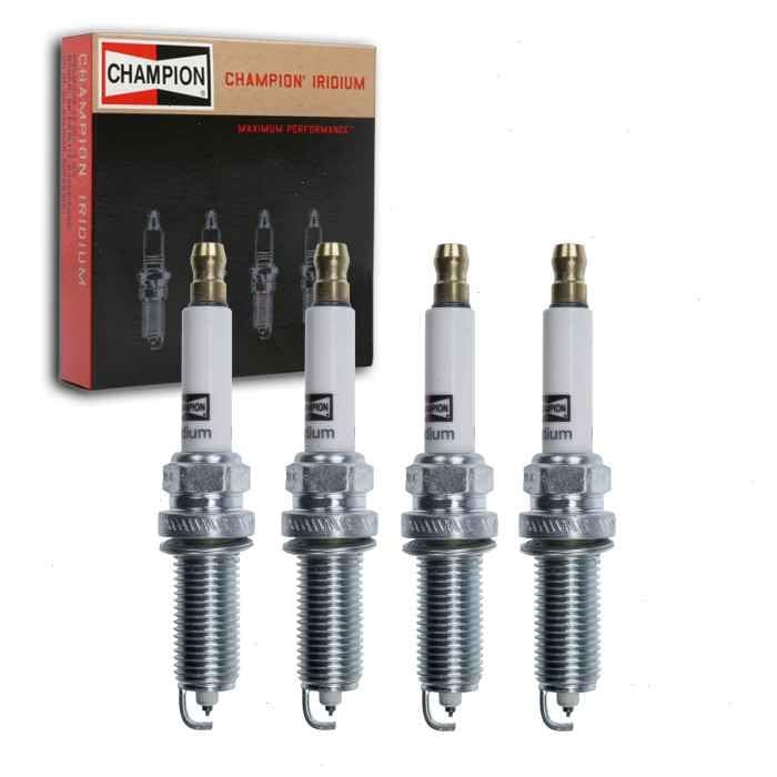 4 pc Champion Iridium Spark Plugs compatible with Toyota Camry 2.5L L4 2018-2020