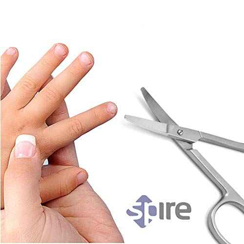 Baby Nail Scissors With Round Tip 4.5" Eyebrow, Dry Skin, Eyelash, Nose Hair For Men And Women Daily Use