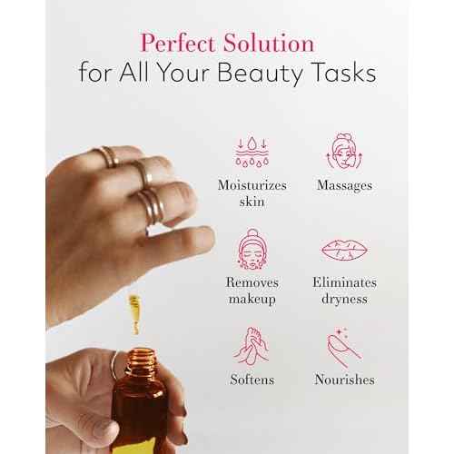 Leven Rose Jojoba Oil Organic, Pure Cold Pressed Natural Unrefined Moisturizer for Skin Hair and Nails 4 oz