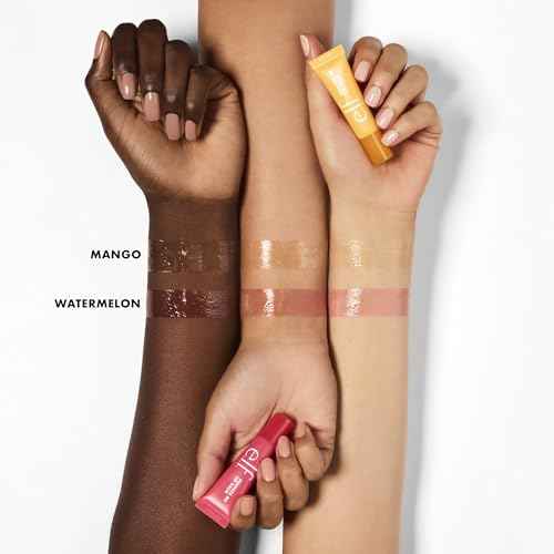e.l.f. Squeeze Me More Lip Balm Duo, Moisturizing Balm For A Sheer Tint Of Color, Made With Hyaluronic Acid, Vegan & Cruelty-Free, Mango & Watermelon