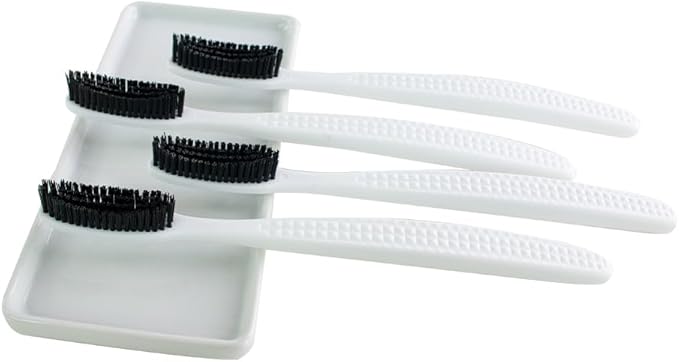 Huge Head Extra Hard & Firm Toothbrush, Large Long Head Charcoal Bristle Tooth Whitening Dental Oral Care (White, Extra Large)