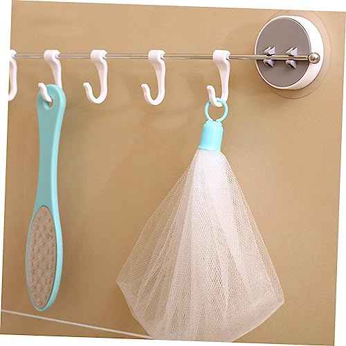 DECHOUS 6Pcs Soap Enhancing Net Pouch Holder for Exfoliating Lathering for Handmade Bath Soaps Wall Mounted Design for Drying Skin Friendly Texture for Daily Skincare