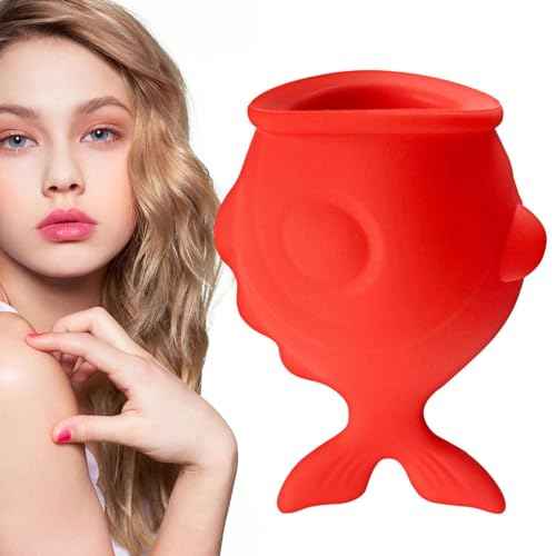 Generic Fish Lip Plumper - Fish-Shaped Lip Plumping Device, Silicone Lip Sucker Plumper Tool | Long-Lasting Lip Pump Plumer for Lip Care | Sexy Lip Mouth Enhancement Device for Lip Suction Plumper