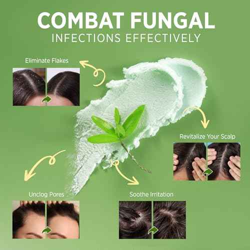 Roycederm Tea Tree Scalp Scrub: Anti Fungal Pre Shampoo, Itchy Relief Scalp Treatment for Dandruff, Psoriasis & Seborrheic Dermatitis - Gently Exfoliator, Relieves Dryness, Promotes Hair Growth