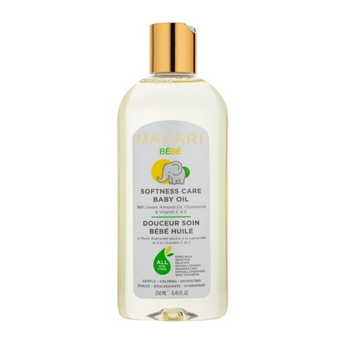 MAKARI Bebe 3 Piece Shower Gift Set - Foaming Gel, Cleansing Milk & Oil, Gentle, Nourishing & Calming Bath Routine for Newborn and Up, Hypoallergenic & Paraben-Free Baby Care Products