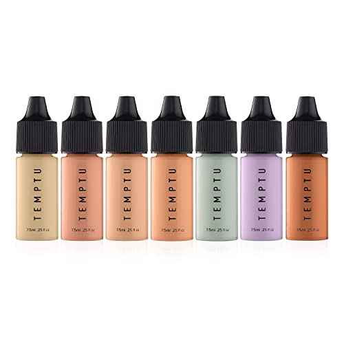 TEMPTU Perfect Canvas Airbrush Color Corrector: Long-Wear, High-Performance Airbrush Color Correctors | Weightless Color Correction For Skin Discoloration | 7 Shades