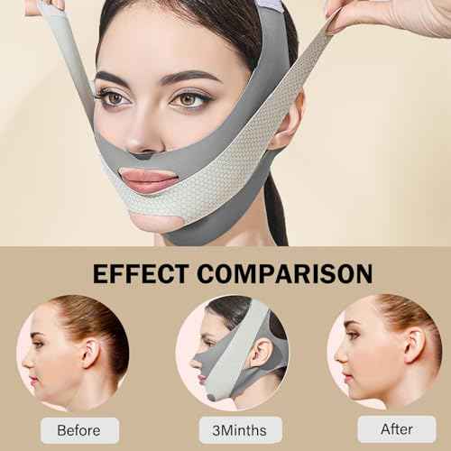 MASIKA Chin Strap for Sleeping£¬V-Line Mask,£¬V-Line Lifting Chinstrap£¬Jaw Exerciser, Reusable Face Strap.