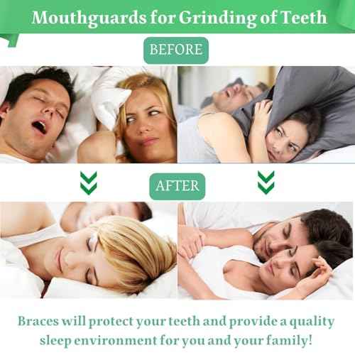 Mouth Guard for Clenching Teeth at Night, 4 Pack Night Guards for Teeth Grinding, Reusable Teeth Grinding Mouth Guard, Mouthguards for Grinding of Teeth