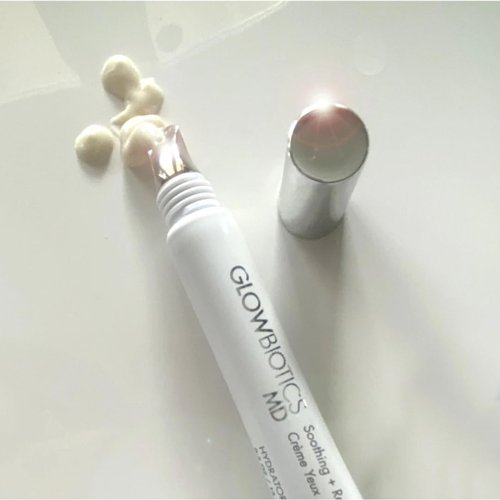 Glowbiotics Soothing + Revitalizing Probiotic Eye Cream: Hydrate, Firm & Reduce Wrinkles, Dark Circles & Puffiness, Peptide-Rich for Youthful Eyes, 0.5 oz