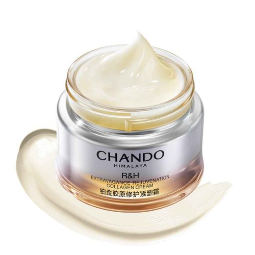 CHANDO HIMALAYA Extravagance Rejuvenation Collagen Cream (55g/1.94oz) - Collagen Anti Aging Face Cream Moisturizer for Boosts Skin Renewal and Collagen Replenishment