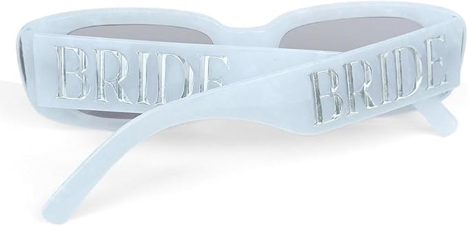 Bride Sunglasses Vintage Small Square Style Perfect Bachelorette Party Sunnies Bridal Shower Accessories