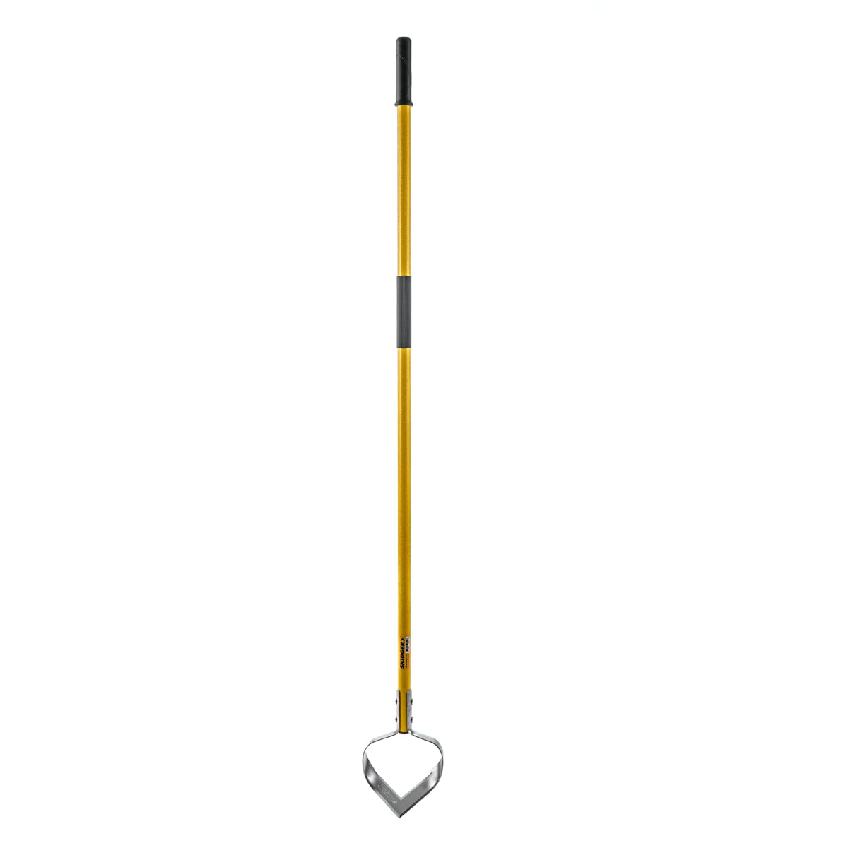 Skidger Xtreme Weeder Garden Scuffle Hoe Cultivator, 54-Inch Fiberglass Handle with Grips for Weeding, Cultivating, and Soil Prep