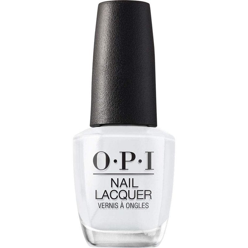 OPI Nail Lacquer I Cannoli Wear OPI | Opaque Soft Gray Crème Chip Resistant Nail Polish | Fast Drying, Streak Free