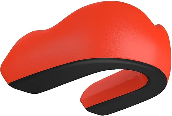 DAMAGE CONTROL Extreme Impact Mouth Guard – Sports Mouthguard for Boxing, MMA, BJJ, Hockey, Rugby, Lacrosse, & More – Mouthpiece for Teeth & Jaw Protection, for Youth & Adults (Adult, Red)