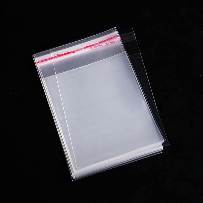240pcs 4x6 inch Self Sealing Cellophane Bags, Small Treat Bags, Clear Resealable Cello Bags, Cellophane Bags for Cookie Packaging