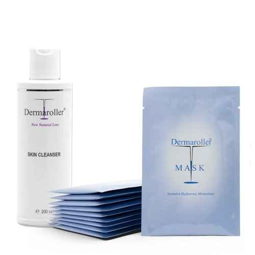 Dermaroller Mask and Cleanser Bundle