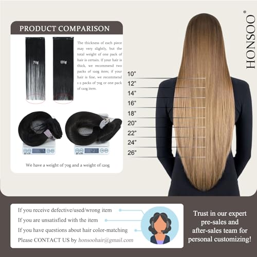 Honsoo Balayage Hair Extensions Real Human Hair Clip Ins 16in Ash Blonde To Platinum Blonde 120g 7pcs Can Be Styled Hair Extensions For Thin Hair