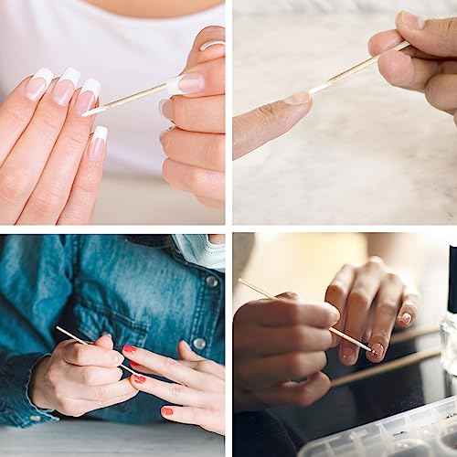 Eyxformula 600 Pcs Microblading Cotton Swabs, 4 Inch Pointed Cotton Swabs, Precision Tips Wooden Sticks Applicator For Makeup, Cleaning Nail Polish, Crafts, Eyebrow Mapping, Tattoo Permanent Supplies