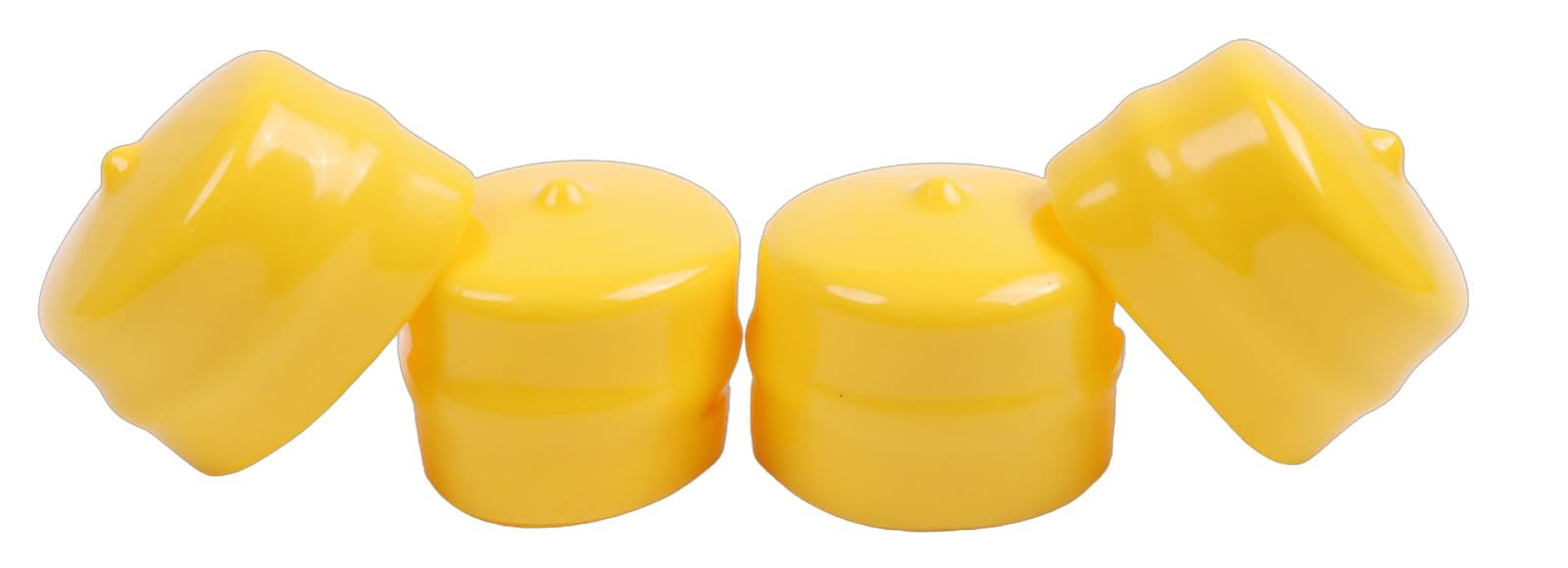 Lssoch 4Pcs Axle Yellow Cap Bearing Cover M143338 Compatible With Jd 105 D100 D105 D110 D125 L105 L108 L110 L120 L130 La100 La10