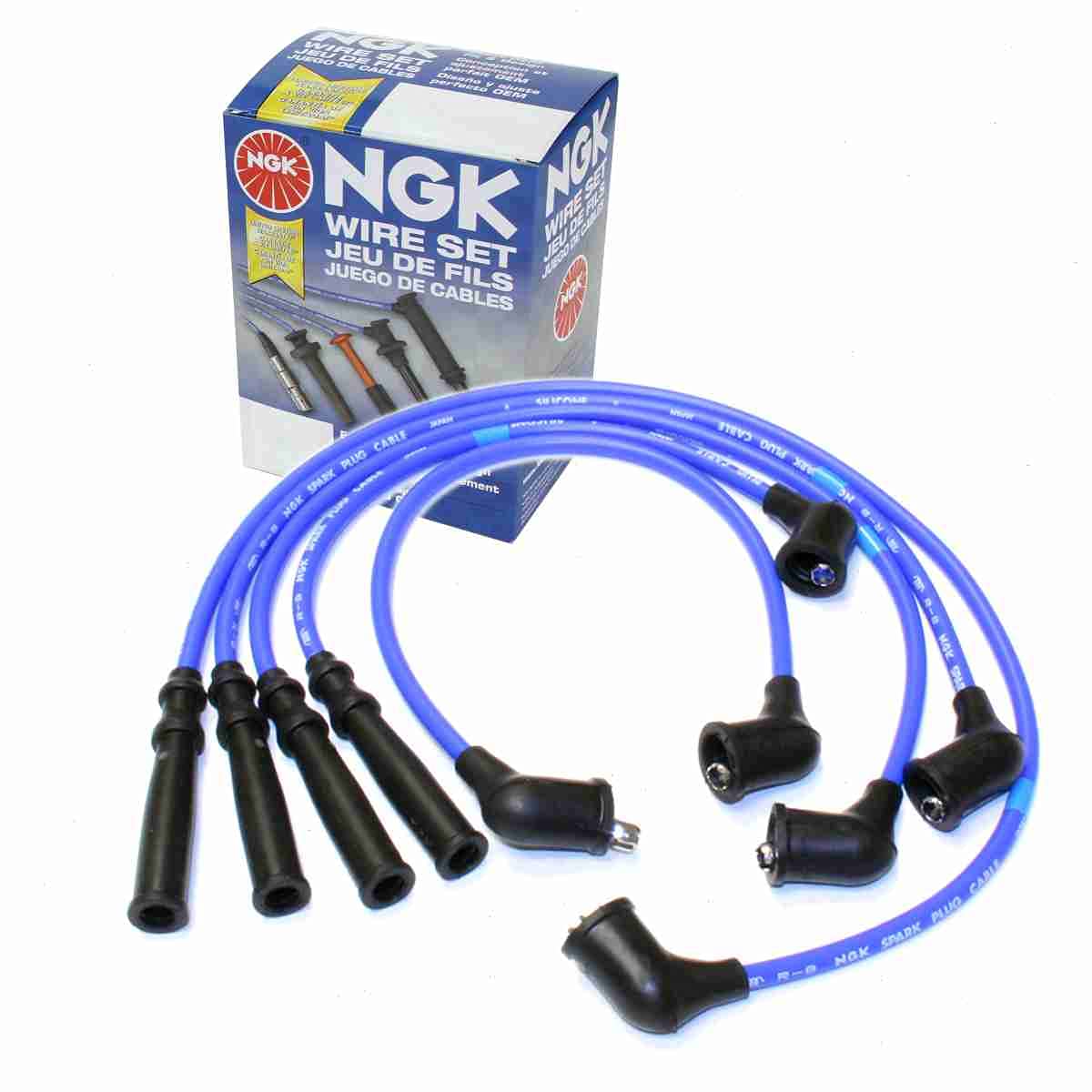 NGK Spark Plug Wire Set compatible with Toyota Pickup 2.2L 2.4L L4 1975-1983