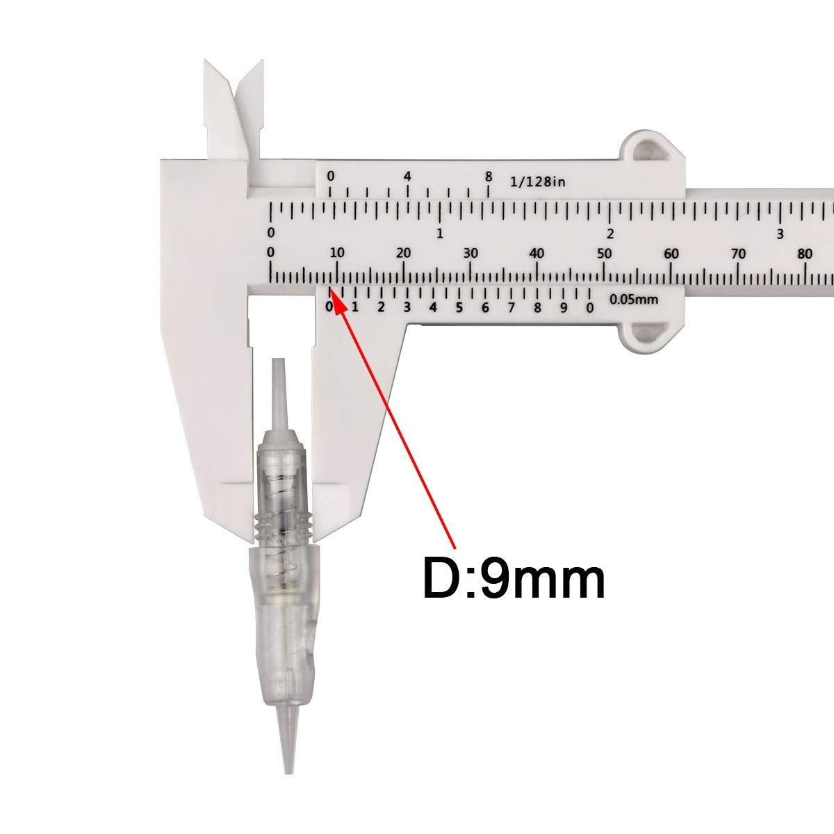 Guapa Permanent Makeup Cartridge Needles Disposable Tattoo Needles 1P 3P Fits for Permanent Makeup Machine Pen (1P-0.18mm)