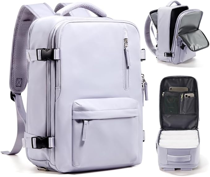 WONHOX Large Travel Backpack Carry on Flight Approved Laptop Work Business Backpack for Women Men Mochila de Viaje