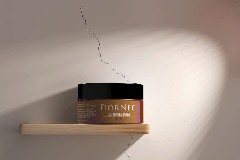 DorNee’ Ultimate Shea Butter Almond Scented, Natural Moisturizing, Ultra Rich, Fragrant, Shea & Jojoba Oil Blend (8 oz)