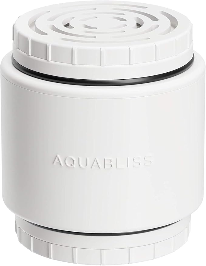 AquaBliss HD Multi Stage Shower Filter Replacement Cartridge for SF400 & SF500-48x Heavy Duty Detox Power. Kiss Itching, Breakage & Dullness Goodbye. Reduce Rust, Chlorine, Toxins. 3-Pack (SFC500)