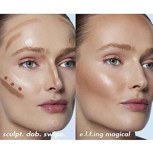 e.l.f. Halo Glow Highlight Beauty Wand, Liquid Highlighter Wand For Luminous, Glowing Skin, Buildable Formula, Vegan & Cruelty-free,Champagne Campaign