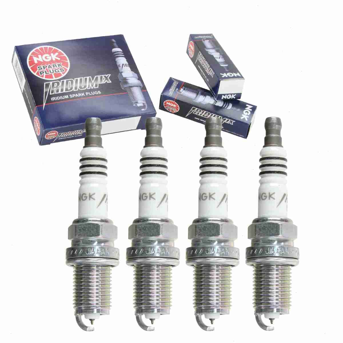 4 pc NGK Iridium IX Spark Plugs compatible with Audi A4 Quattro 2.0L L4 2005-2016