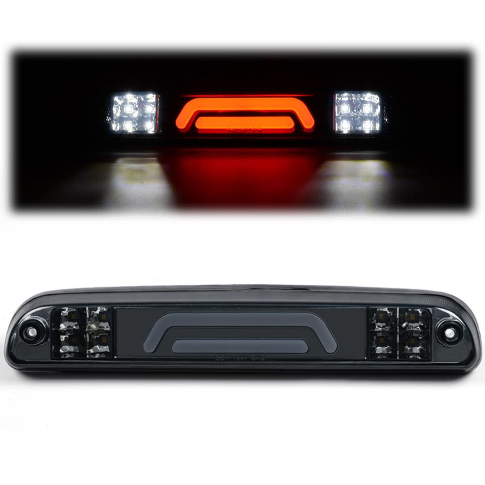 G-PLUS Rear LED Third Brake Light Compatible With 1999-2016 Ford F250 F350 F450 F550 SD Super Duty,3RD Cargo Led Tail Lamps Smok