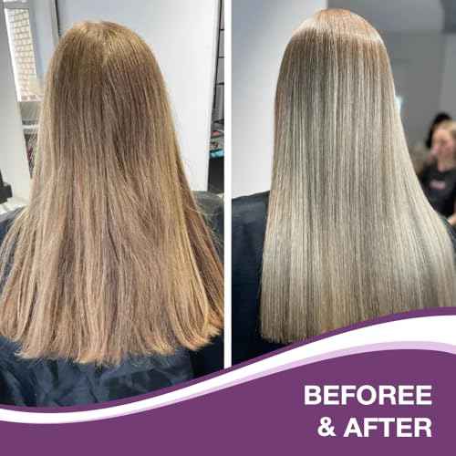 Karseell For Blonde Silver Gray Highlighted Hair Purple Hair Mask Professional Neutralizes Brass & Yellow Tones 16.90 oz 500ml