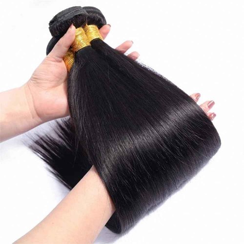 12A Straight Bundles Human Hair 18 20 22 Inch 3 Bundles Human Hair Straight Human Hair Bundles 100% Unprocessed Brazilian Virgin Human Hair Extension