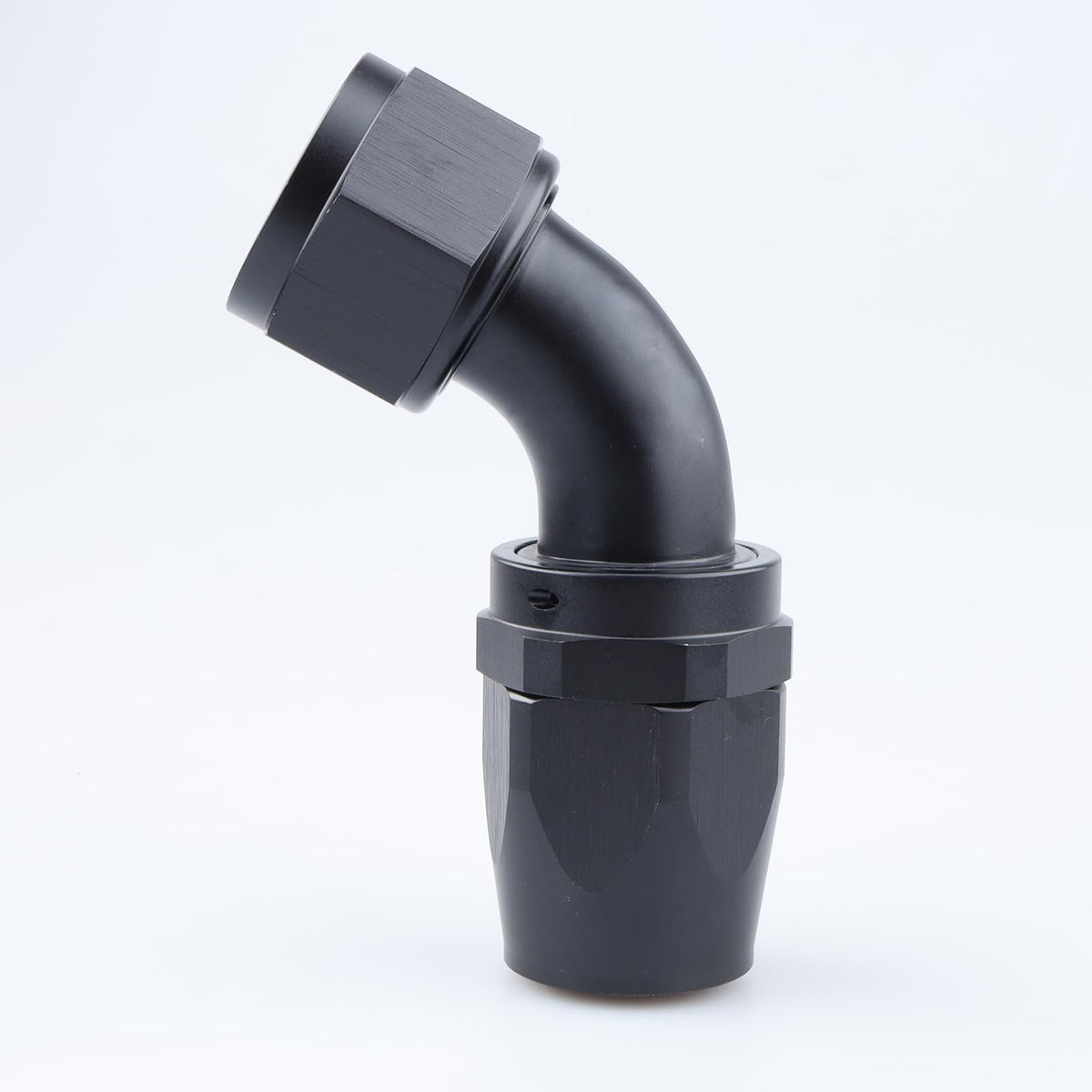 AC PERFORMANCE -16 AN 60 Degree Swivel Hose End Fitting Tight Radius Aluminum Black