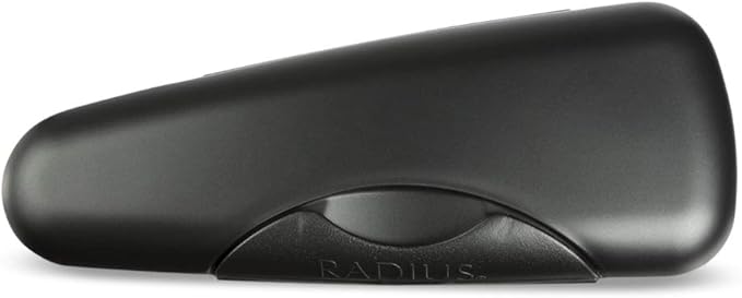 RADIUS Toothbrush Portable Travel Case Kit Standard Toothbrush Soap Razor Case Storage Box for Travel BPA Free 3 Count - Caviar Pearl