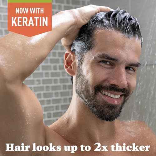 Just for Men Control GX Grey Reducing 2-in-1 Shampoo and Conditioner, Gradual Hair Color with Keratin for Stronger Thicker and Healthier Looking Hair, 4 Fl Oz - Pack of 1 (Packaging May Vary)