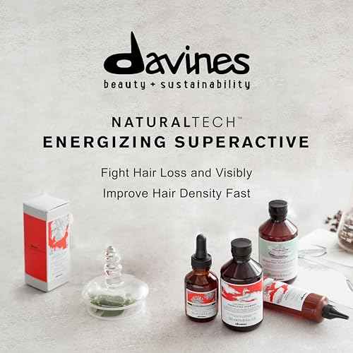 Davines Naturaltech ENERGIZING Superactive Treatment, Reduce Hair Loss, Improve Scalp Tone and Reduce Sebum Production, 3.38 Fl. Oz.