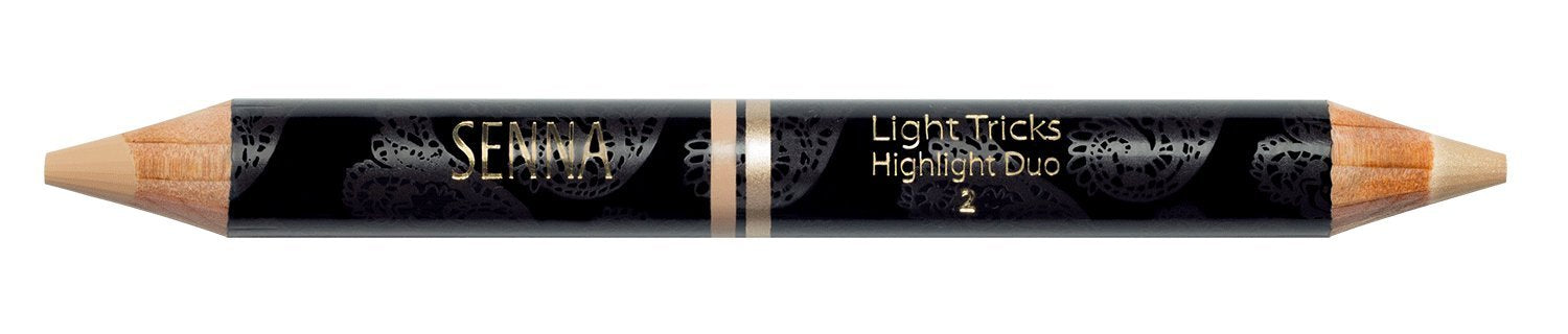 Senna Cosmetics Light Tricks Highlight Duo, Shade 2, 0.1 Ounce