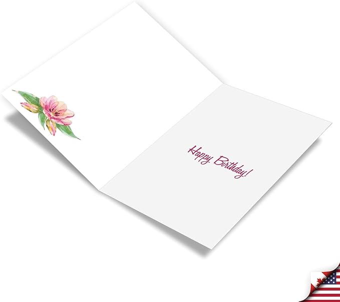 NobleWorks 101th Milestone Birthday Paper Card with 5 x 7 Inch Envelope (1 Card) Number Cake 101 C10111MBG