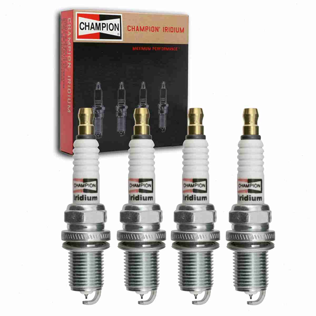 4 pc Champion Iridium Spark Plugs compatible with Chevrolet Trax 1.4L L4 2013-2020